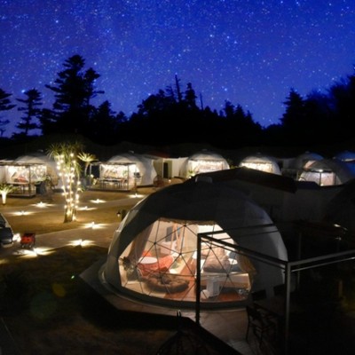 春休みは伊豆高原でグランピングの食事の配膳をお手伝いをしてみませんか！！