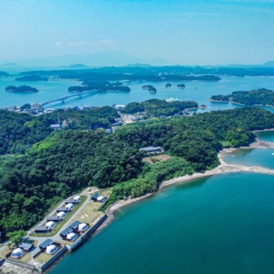 イルカに会える島”天草”でオーシャンビューのグランピング施設でおてつたび